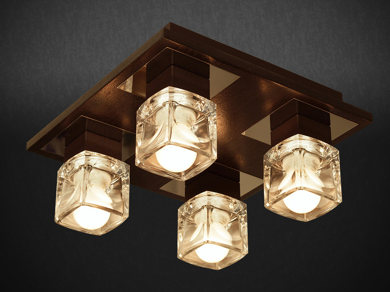 Deckenlampe Deckenleuchte Lampe Leuchte 4 flammig Edles Design ROMA RO