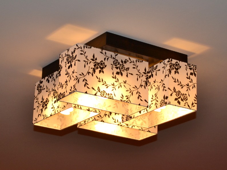 Deckenlampe Deckenleuchte Lampe Leuchte 4 flammig TOP Design Merano