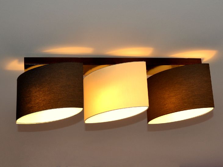 Deckenlampe deckenleuchte lampe leuchte 3 flammig neu design roma ...