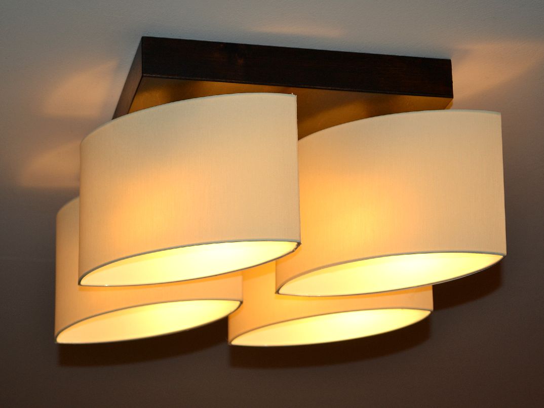 Deckenlampe Deckenleuchte Lampe Leuchte 4 flammig Edles Design ROMA RO