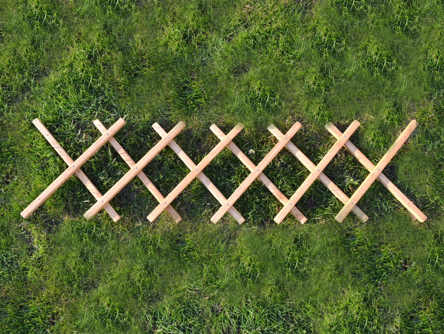 Steckzaun aus Holz Garten Zaun Beetumrandung 100x30 cm Beet Einfassung