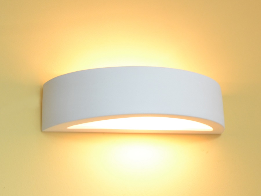 Wandlampe Wandleuchte Lampe Gips Leuchte Elsa 1950 Top Design